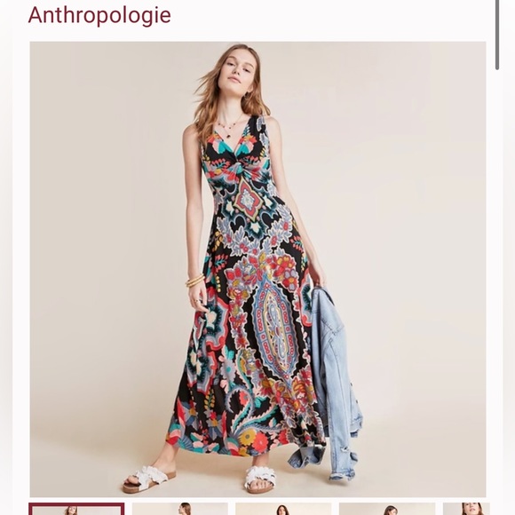 Anthropologie Dresses & Skirts - MAEVE Anthropologie multicolor maxi dress Camilla